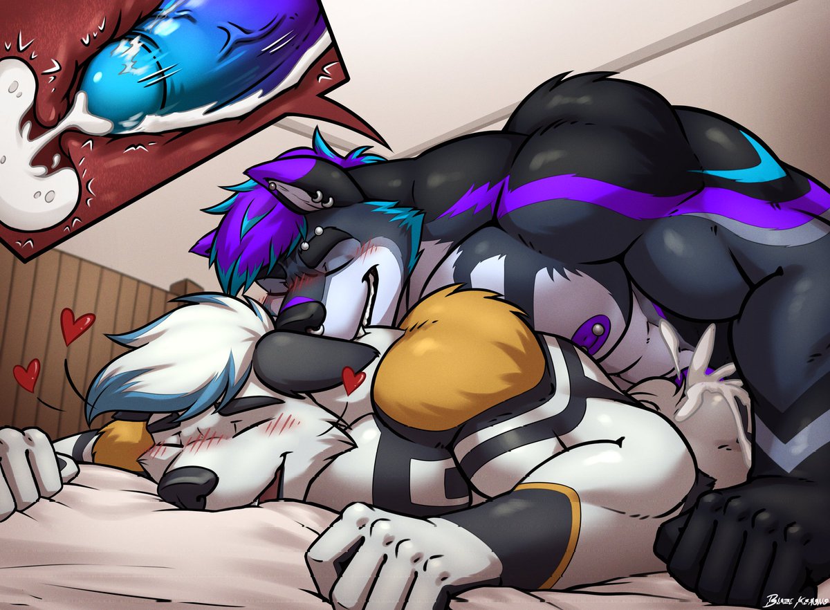 FrayeVfraye's tweet photo. Bites and breeding, what more could I want. 
Featuring my lovely dog @MountandBarque 
🎨- @BlazeKemono https://t.co/TU51ziRmGo