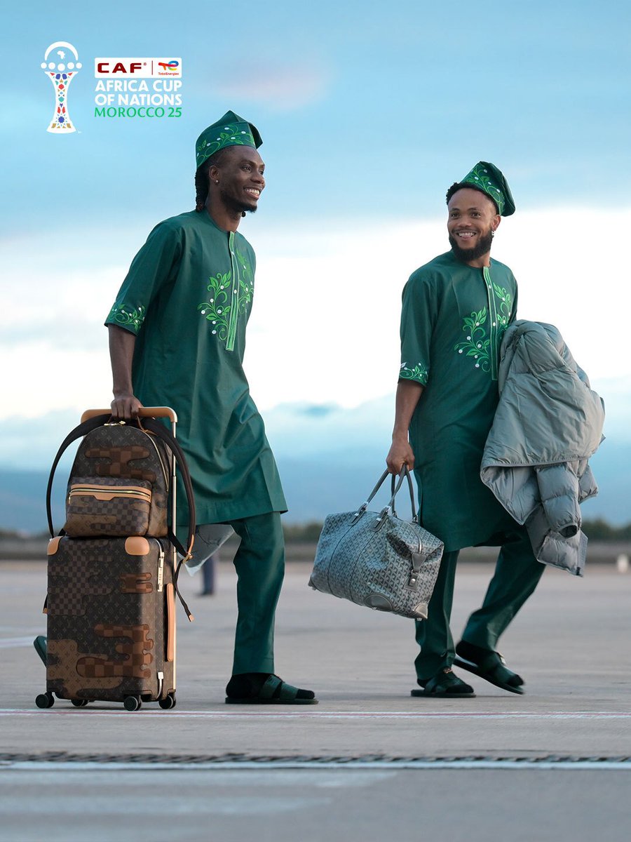 lnstantFoot's tweet photo. Le Nigéria est arrivé au Maroc pour la CAN 2025 ! 🤩🇳🇬

💚🤍💚

(📸 @CAF_Online) https://t.co/ubhR3hz2tU