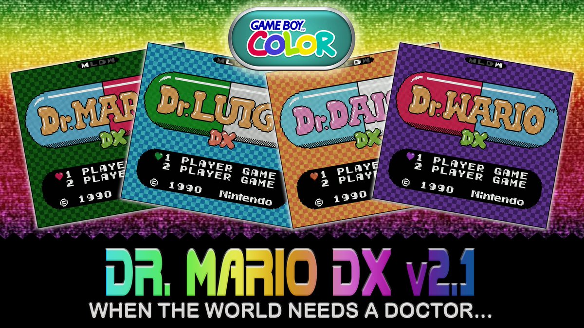 This is Dr. Mario DX v2.1 running on the #gbc | #MiSTerFPGA

🕹️ youtu.be/sG2uWkgbWB0 🕹️

We are a hobbyist channel - can you join our Discord ? 

👉 discord.gg/DuswzTmxAt 👈

#gameboy #videogame #retrogaming <a href="/Retweelgend/">Imagine A Stream ✪</a> <a href="/PromoGameRT/">Game Promoter RT</a> <a href="/YouTubeGaming/">YouTube Gaming</a>