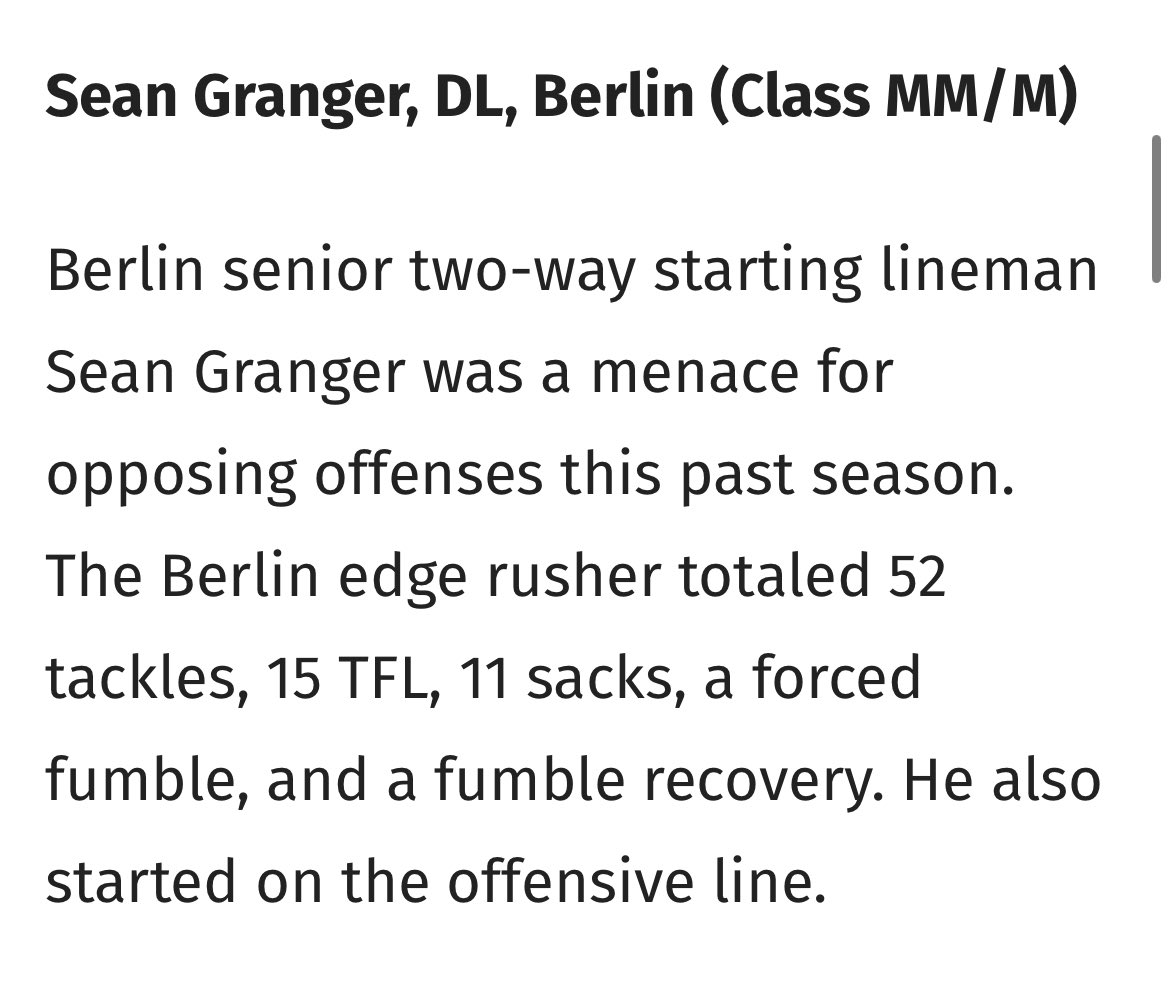 Sean Granger tweet media