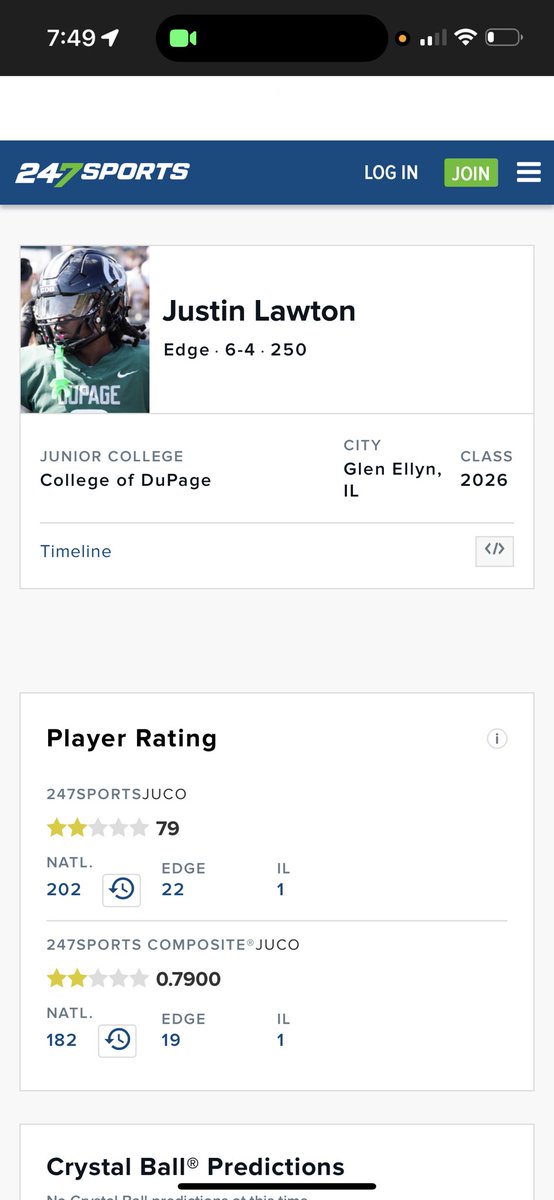 #1 JUCO ATH IN ILLINOIS 
AGTG <a href="/Dupage_Football/">College of DuPage Football</a> <a href="/JUCOFFrenzy/">JUCO Football Frenzy</a> <a href="/JUCOadvocate/">JUCOadvocate - Brandon Goble</a> <a href="/JuCoFootballACE/">JuCo Football Forer</a> <a href="/JordanWesty1/">Jordan Westerkamp</a>