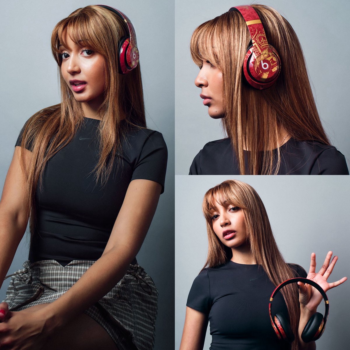 iriptheslitt's tweet image. pinkpantheress for beats by dre
