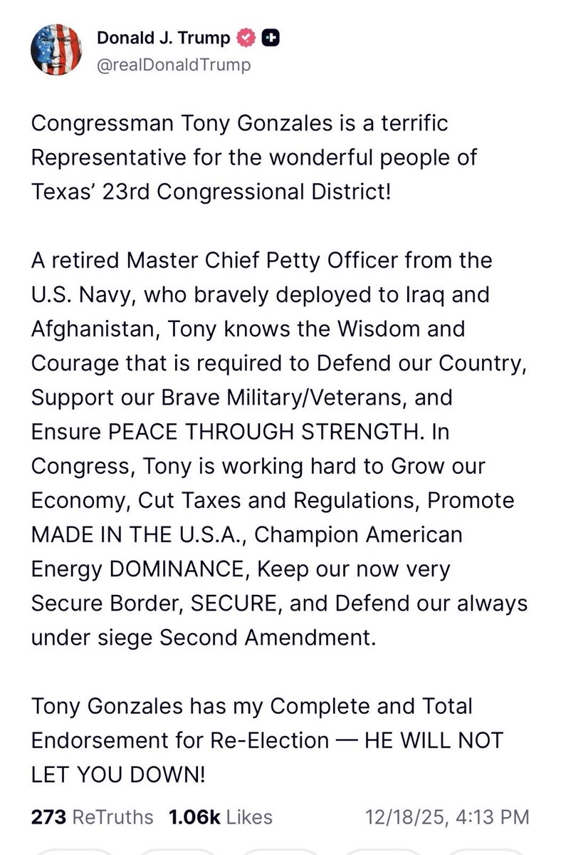 Tony Gonzales tweet media