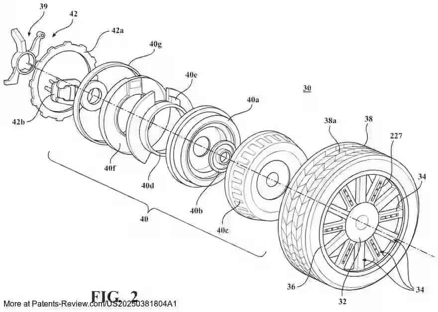PatentPulse's tweet image. 🚗🔍 New patent application #US20250381804A1 by #Toyota explores a system for vehicle wheel defect detection using a visible light array. This tech involves a processor and memory to control lighting schemes, communicating defects without an OBD scanner. #AutomotiveInnovation