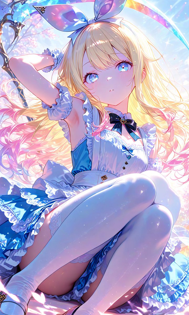 おはようございます🌞 Alice in Wonderland Style #AIart