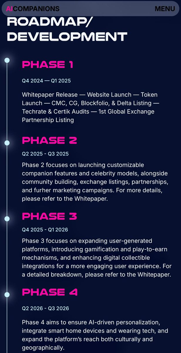 <a href="/kunoo/">kuno</a> Kuno bro <a href="/AIV_Companions/">AI Companions</a> is leveraging cutting-edge AI, VR, AR, and blockchain technologies, and integrating our native AIC token, we provide users with a unique and engaging virtual companionship experience.