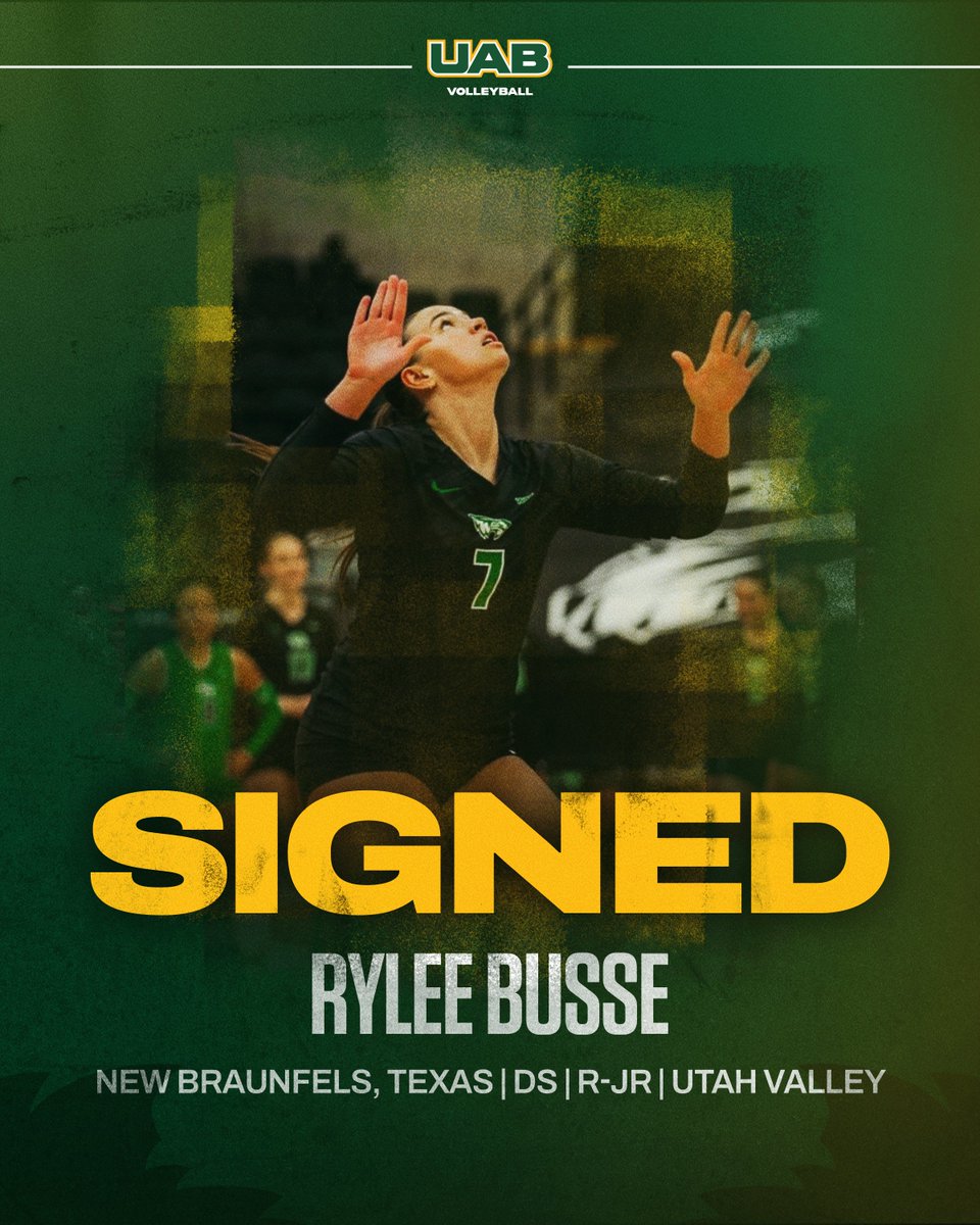The newest Blazer! 🐉

After a year out west, Rylee is back in the American Conference!

#WinAsOne
