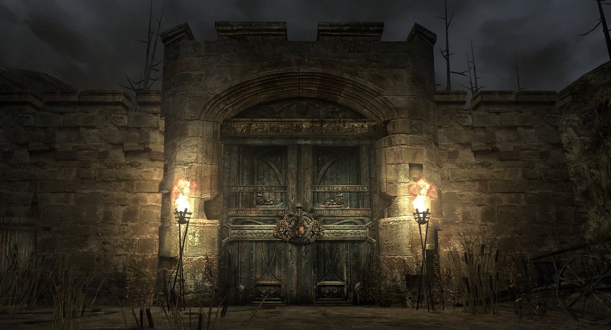 obsessed with RE4 nighttime atmosphere