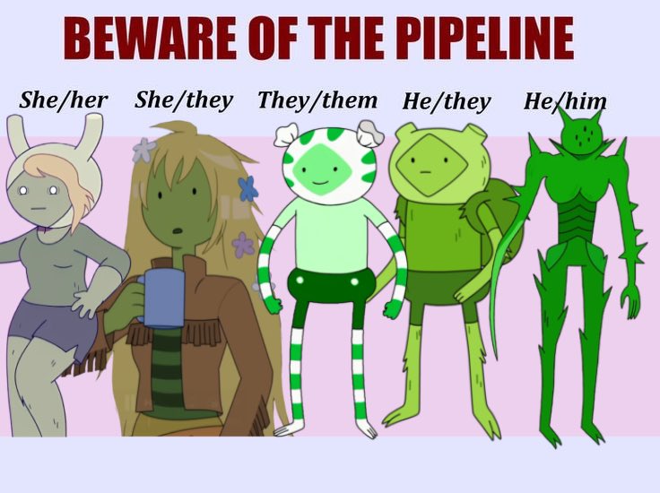 loginthebin's tweet photo. The many pronouns of Fern https://t.co/RzmF1AedIL