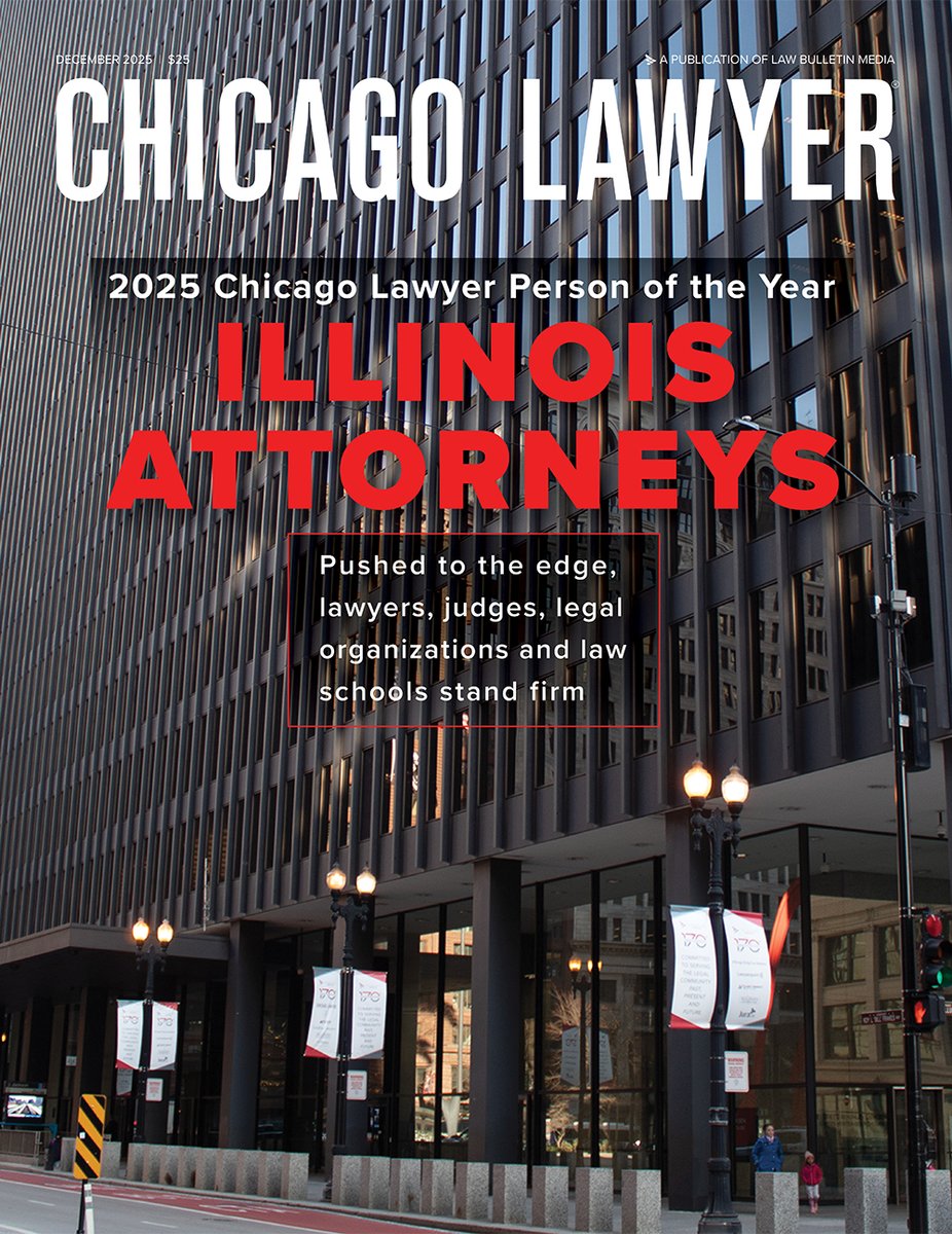 In the face of political and financial hurdles, many attorneys have risen to meet those issues through advocacy, study, pro bono work and more. For those reasons, we are proud to name Illinois attorneys the 2025 Person of the Year.

Read more: bit.ly/4p2LYfG