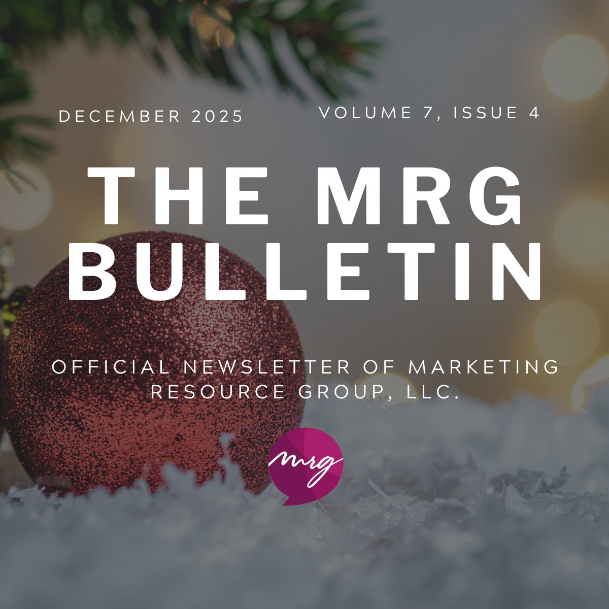 Season's Briefing! ✨ The December edition of The MRG Bulletin is here!

As we close out 2025, this issue reflects on a year of meaningful work, strong partnerships, and momentum heading into 2026. 

🔗 Read the full issue: mrgmi.com/post/mrg-quart…

#TheMRGBulletin #MRG