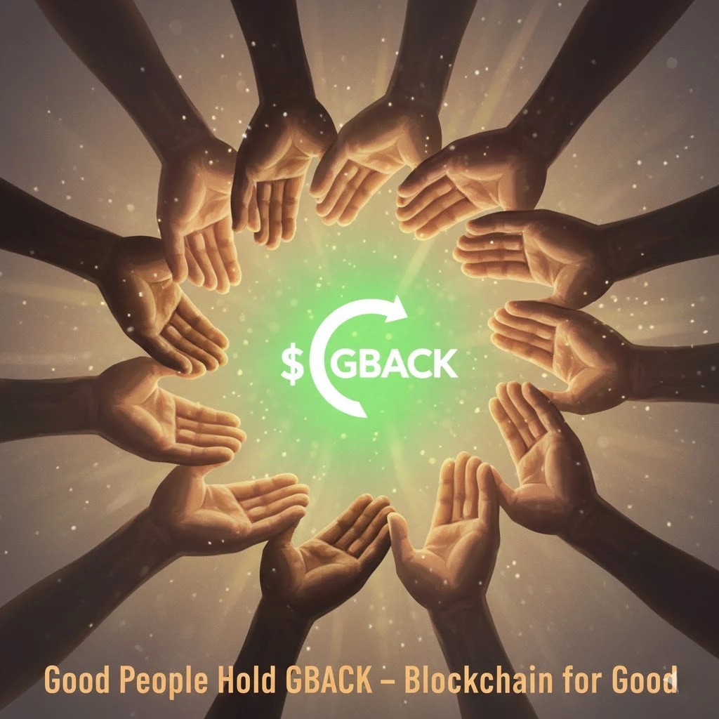 johnny90smith90's tweet photo. Good people don’t extract, they give back.
Hands together. Value in a circle. Community first.
Built for unity, powered by purpose.
This is $GBACK ♻️💚
#BlockchainForGood #GBACK https://t.co/R9aym9uisj