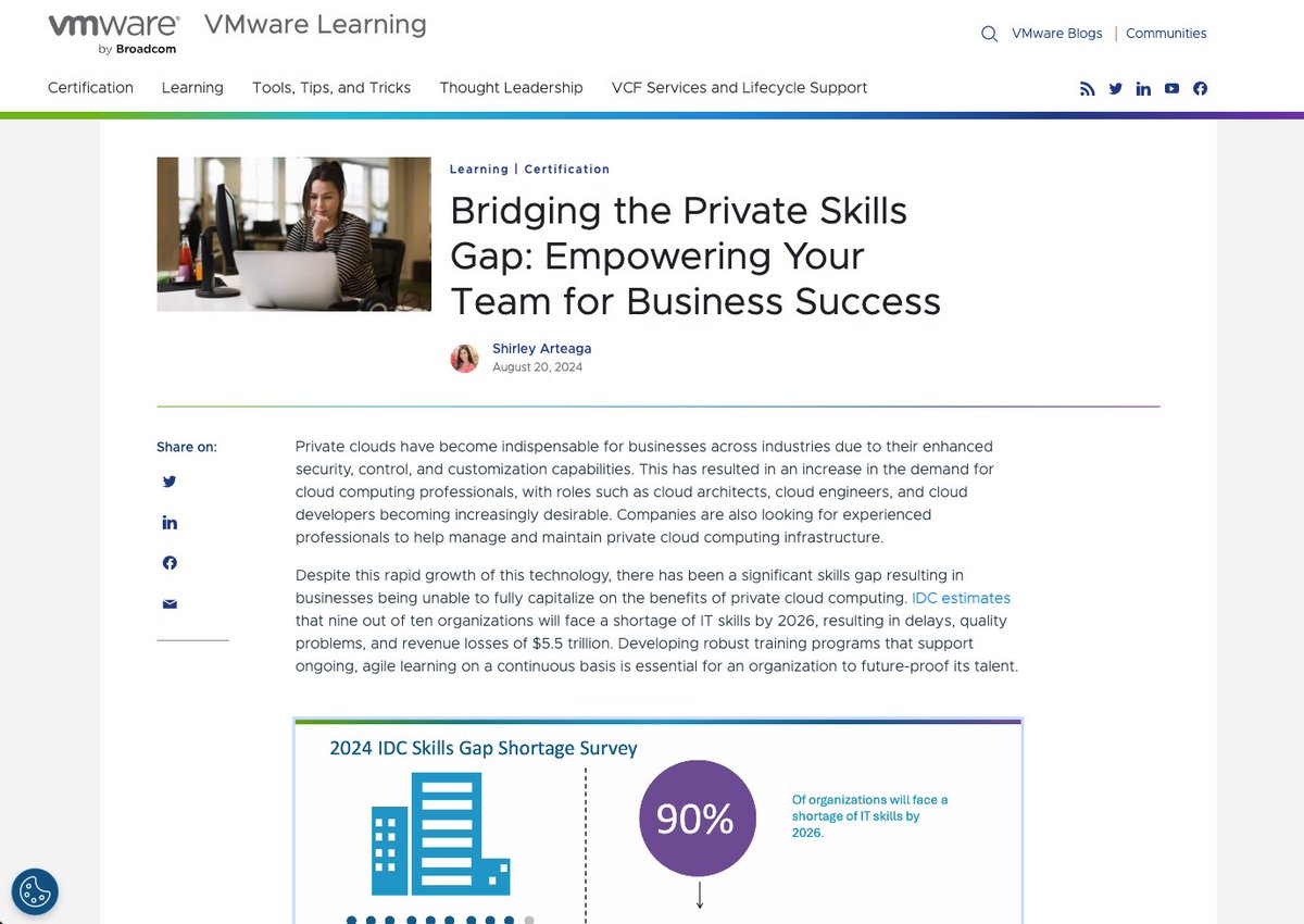 VMware Learning tweet media