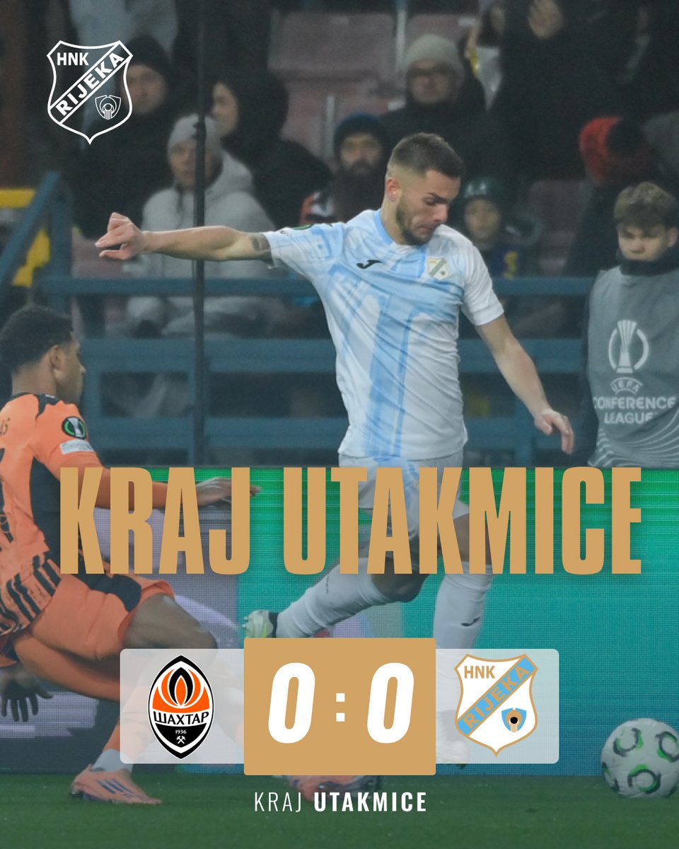 NKRijeka's tweet photo. Nakon 46 godina prezimit ćemo u Europi 💙🤍

#HNKRijeka #ZajednosmoRijeka https://t.co/ikpAjc0zCC