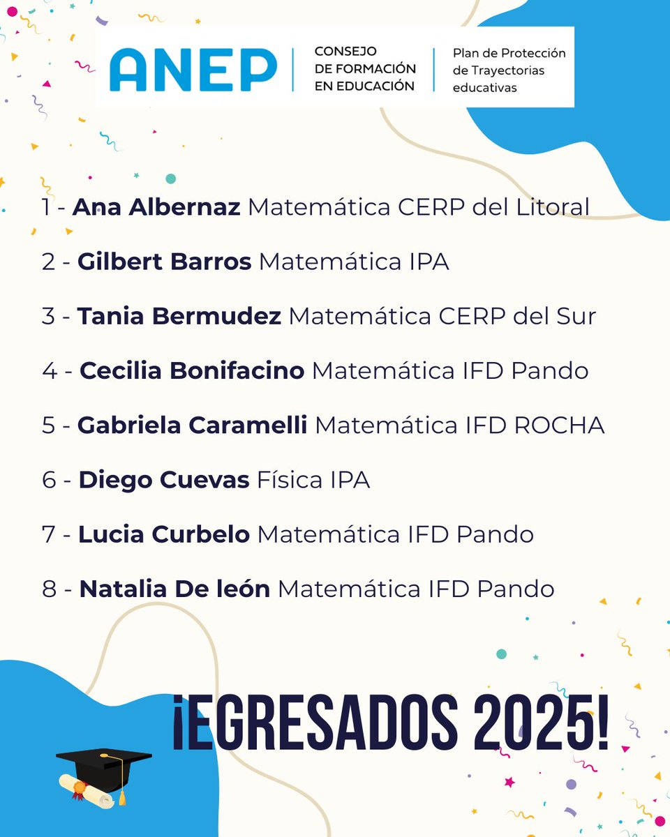 Trayectorias educativas CFE tweet media