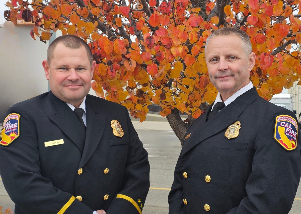 This photo marks gratitude &amp; transition. As Chief Mike Blankenheim (R) retires Friday, we thank him for his years of steady leadership, service &amp; commitment to AEU. Pictured with him is Chief David Wood, our new Unit Chief. We look forward to the next chapter. Thank you both!