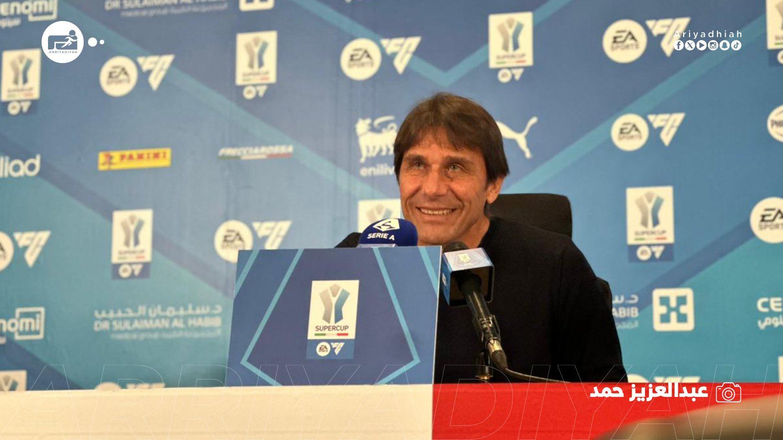 كونتي مدرب فريق نابولي الأول لكرة القدم خلال المؤتمر الصحافي: بعد التوقف، فزنا بمباريات مهمة ضد أتالانتا ويوفنتوس، لدينا مجموعة جيدة وملتزمة، وهؤلاء الشباب يقدمون كل ما لديهم من إمكانات.. فزنا بالدوري العام الماضي، واستحققنا لعب المباراة، وكنا سندخل في حالة من الشك لو خسرنا، الانتصار أمام الفرق القوية كأتالانتا وروما، والآن ميلان.يدفعنا للمزيد. #ميلان_نابولي 