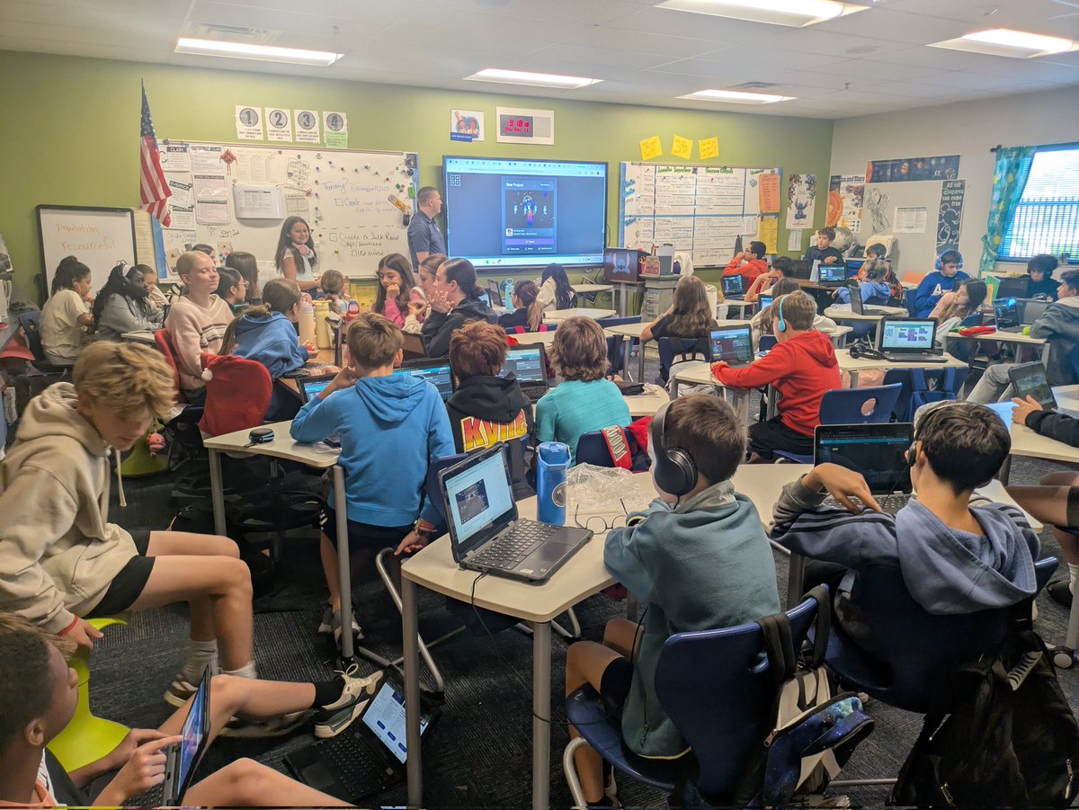 michelle_coots's tweet photo. Seeing our students light up as they build with AI is what CSEd Week is all about! 🙌
6th graders used prompts to generate custom dancers and beats with @codeorg’s Hour of AI. Future creators in the making!
#HourOfAI #CSEdWeek @DVUSD @UnionParkSchool @dvusd_EdTech #AIinEducation https://t.co/RNkTTv4RYb