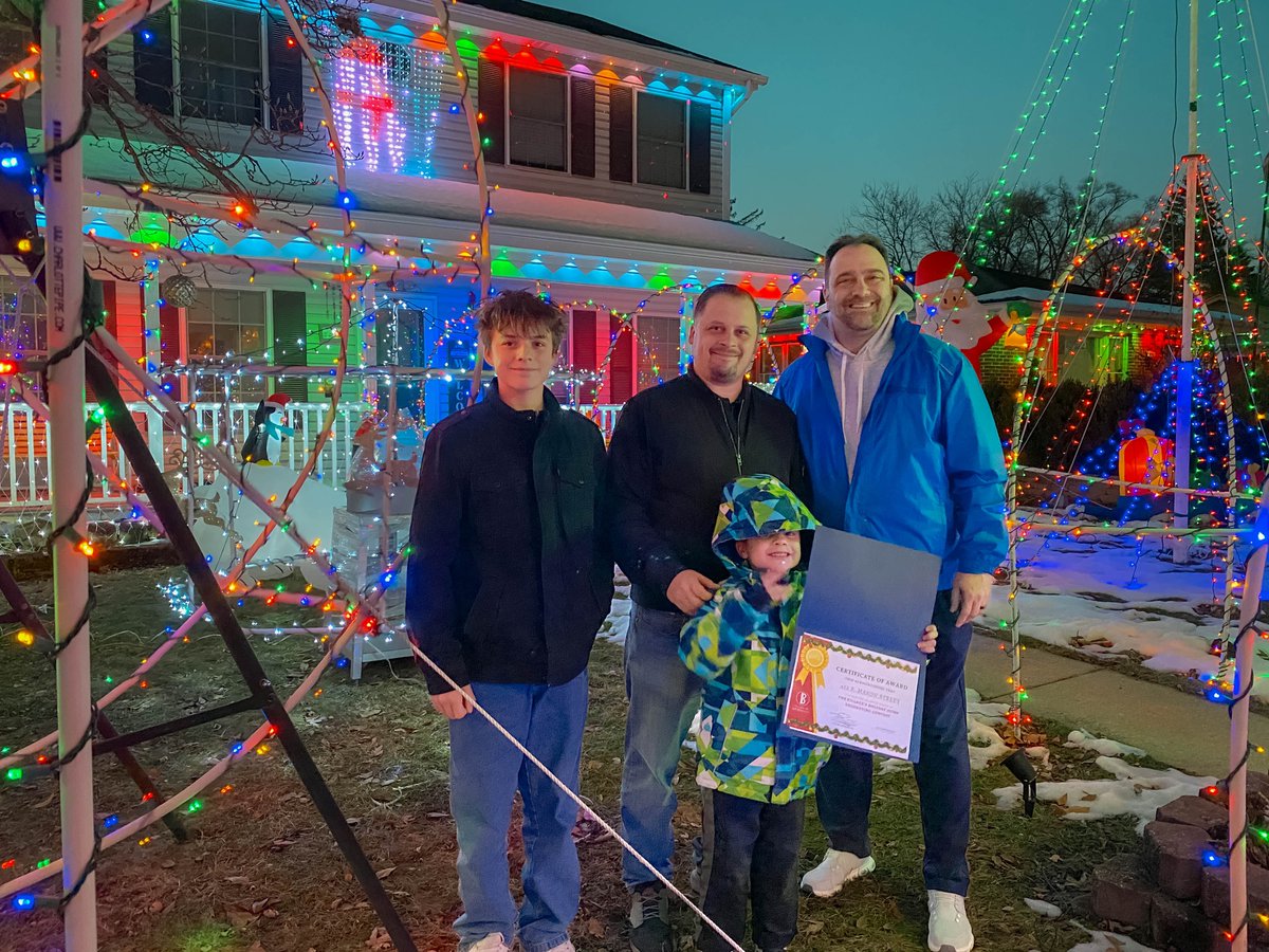 Thank you to all of our residents &amp; contest judges who have made this another Magical Bensenville Holiday Home Decorating Contest! And now to the winners:
- 452 S. Mason St
- 105 N. Old Plank Rd
- 237 Mohawk Dr
Congratulations to our winners!