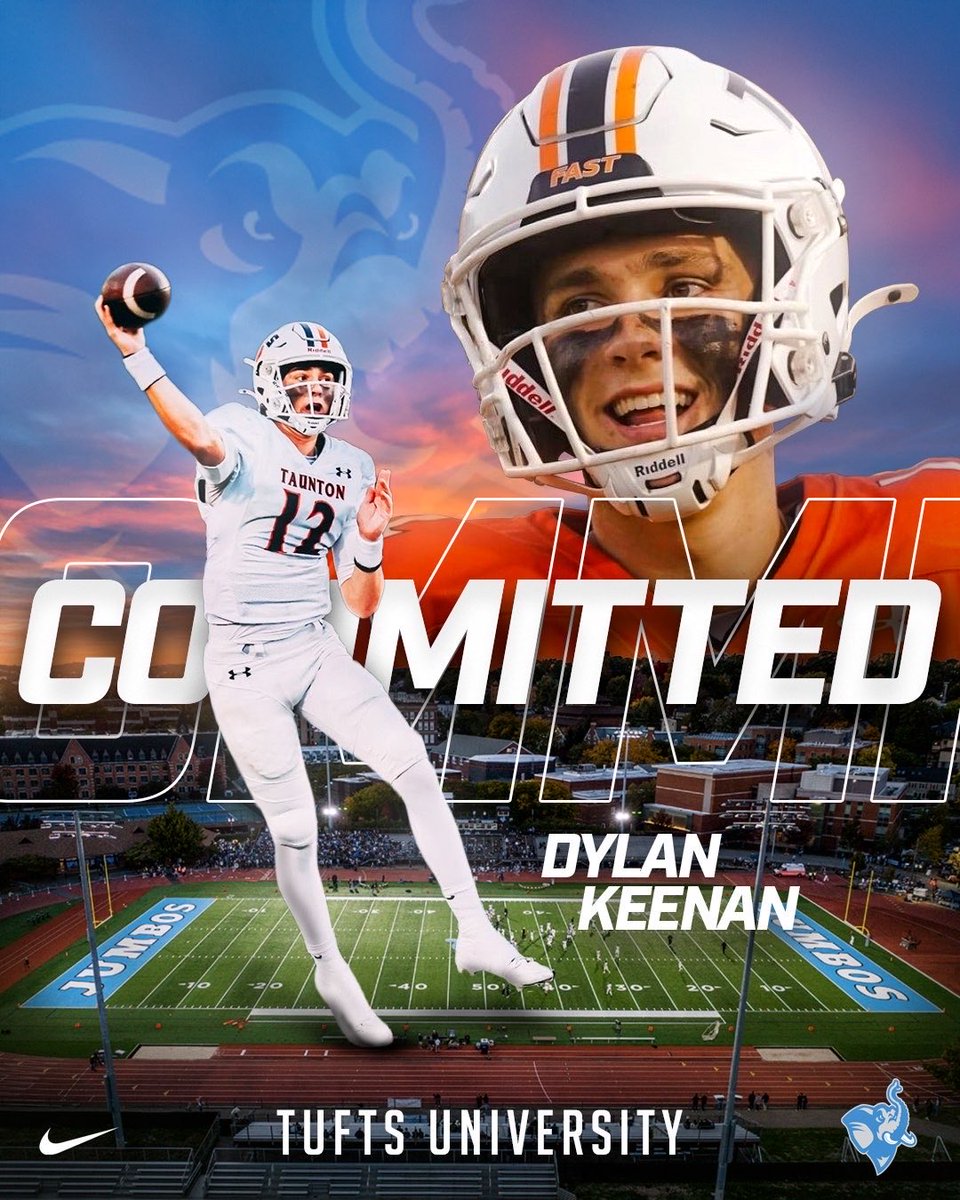 After a long recruiting process, I’m excited to announce my commitment to the application process at Tufts University to further my academic and athletic career. Thank you to my family, teammates, coaches, and everyone else who has helped me along the way. Especially Coach