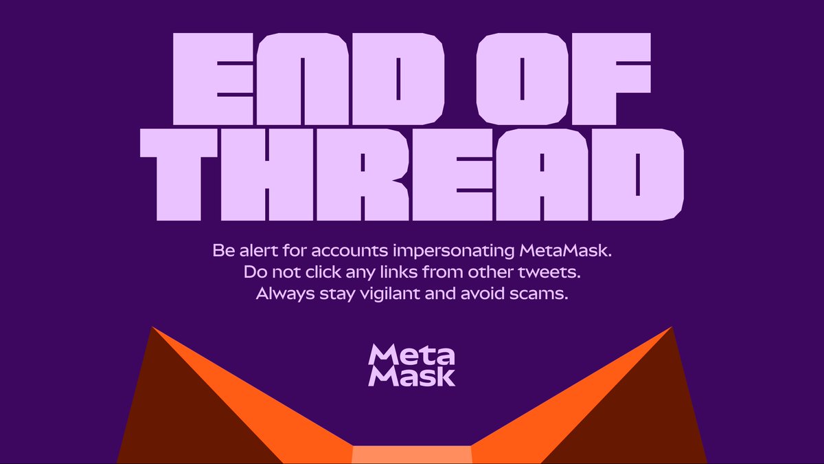 MetaMask 🦊 tweet media