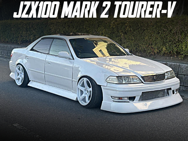 ORIGINフルエアロ＆前後ワイドフェンダー！純正5速MT！JZX100型マーク