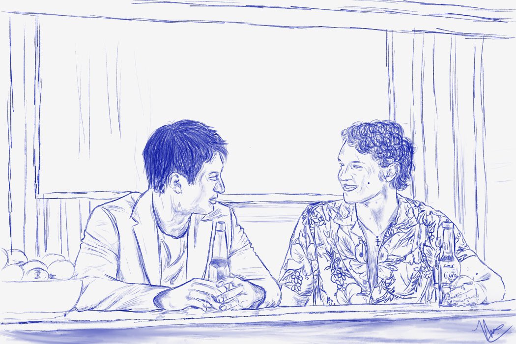 ivishyouwould's tweet photo. “I, uh...” Ilya waited for the words. I’m seeing someone. I’m engaged. I don’t need you anymore. “I hired a personal stylist.”

For a moment, there was silence. Then Ilya burst out laughing. “Fvck off!” he said, delighted.

🎨#heatedrivalry #hollanov https://t.co/VS642SNhrF