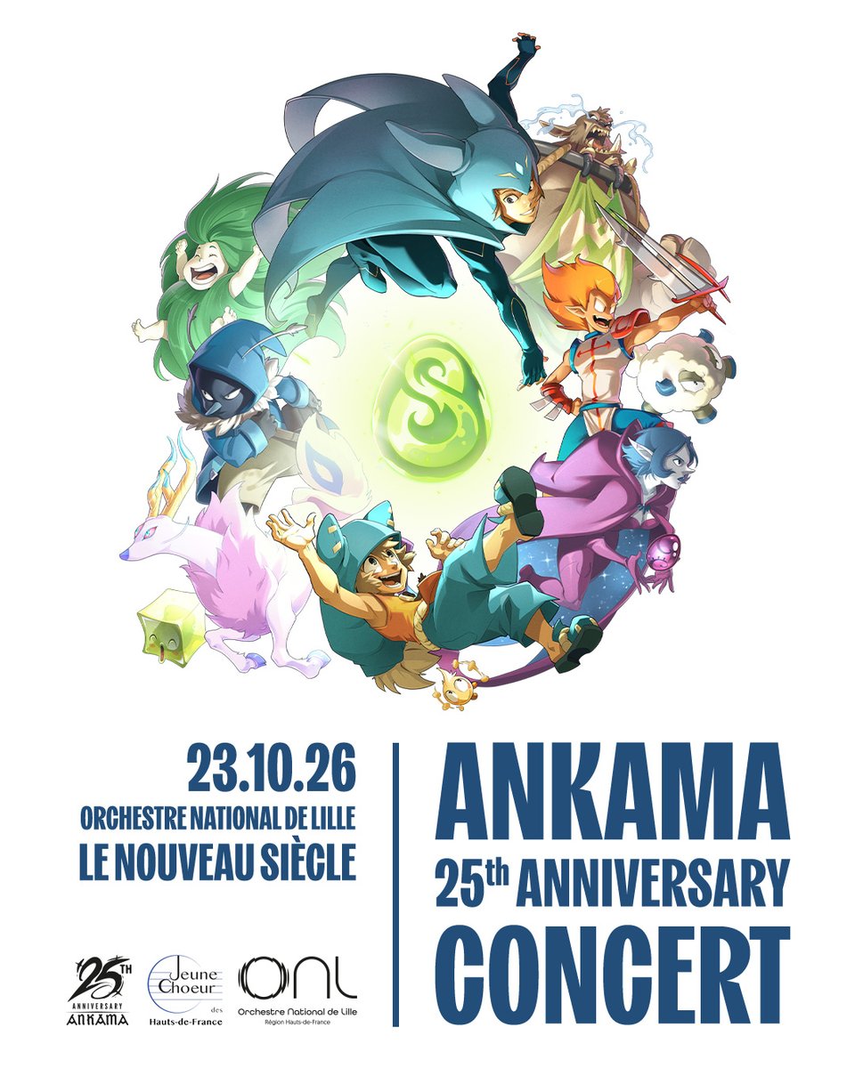 Nous travaillons avec <a href="/AnkamaGuigui/">Guigui_Pladys</a> sur le concert des 25 ans d'Ankama. C'est un challenge énorme et ambitieux de notre côté... Je peux déjà dire que ca va être un très belle événement :). Nous vous attendons nombreux ! onlille.com/choisir-un-con…