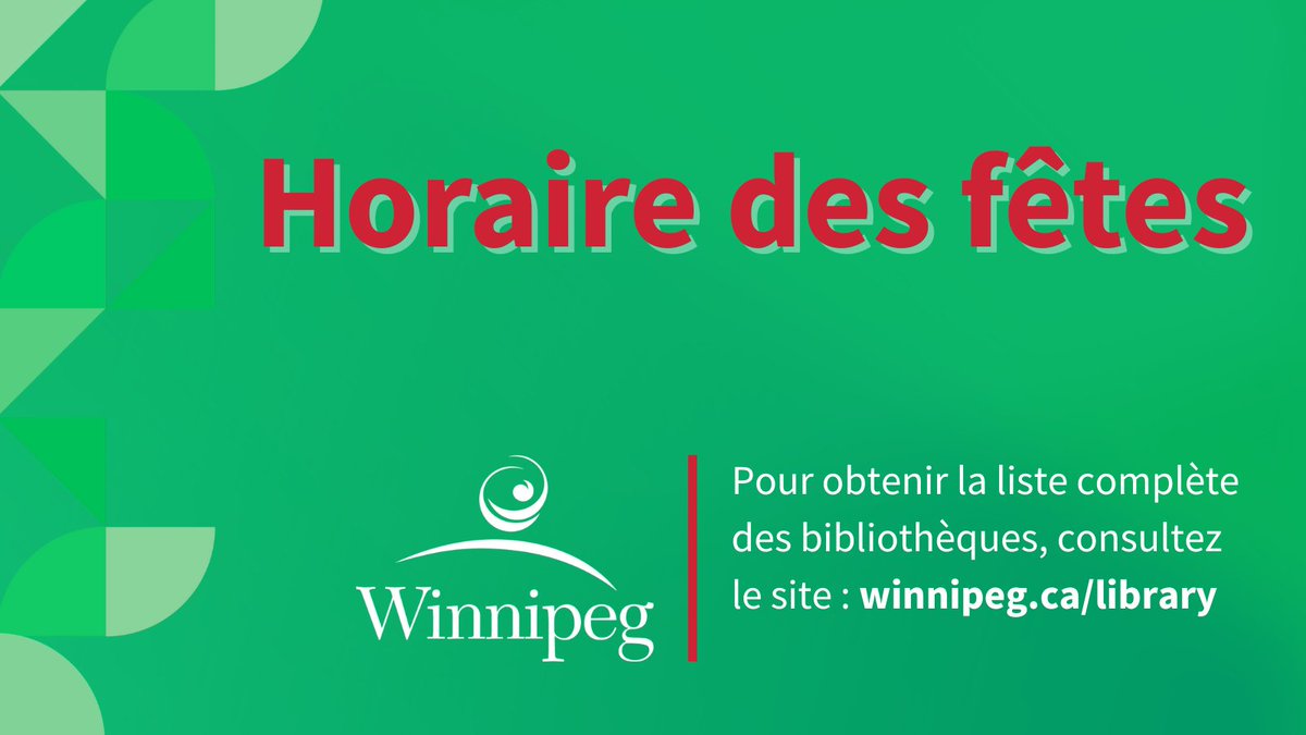 Winnipeg Public Library tweet media