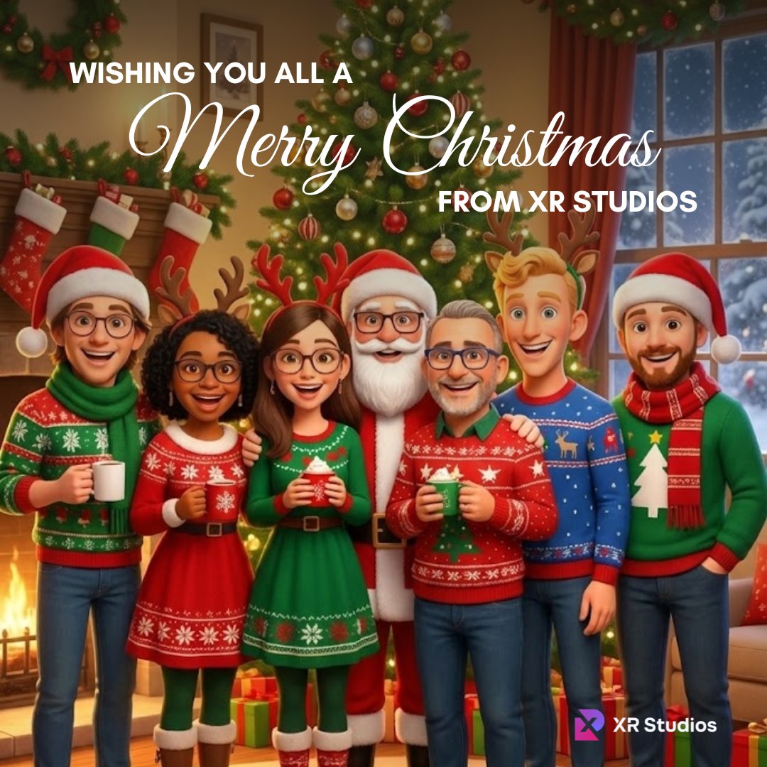 🎉 Season's Greetings from XR Studios! 🎉 We wish you joy &amp; cherished moments this festive season. Thank you for being part of our journey. Here's to more innovation in 2026! 🌟

Best wishes, The XR Studios Team

xrstudios.co.uk

#XRStudios #BeyondReality #HappyHolidays