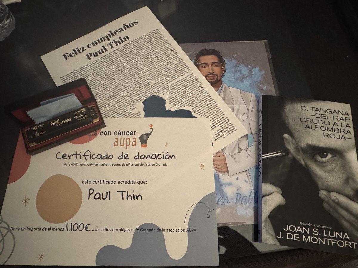 PaulSThin's tweet image. Me ha llegado todo esto. Muchísimas gracias ♥️

Gracias por a todas las personas que han donado, en relación con mi cumpleaños, a la asociación de las padres y madres de niños oncológicos de Granada. Gracias por un regalo tan de corazón y tan de verdad.