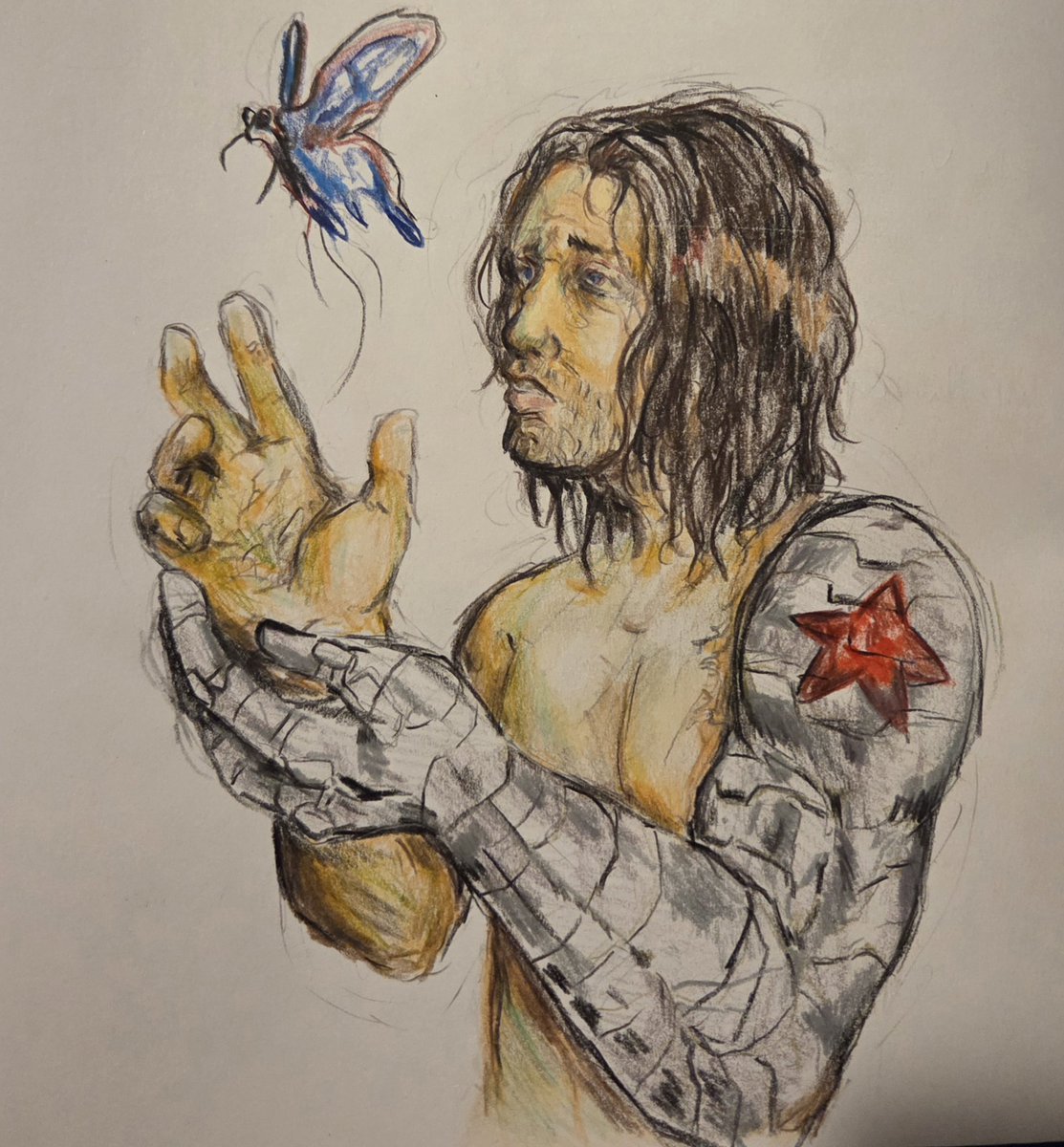extadeai's tweet image. Current winter soldier fanart wips YAYY 
#buckybarnes #wintersoldier