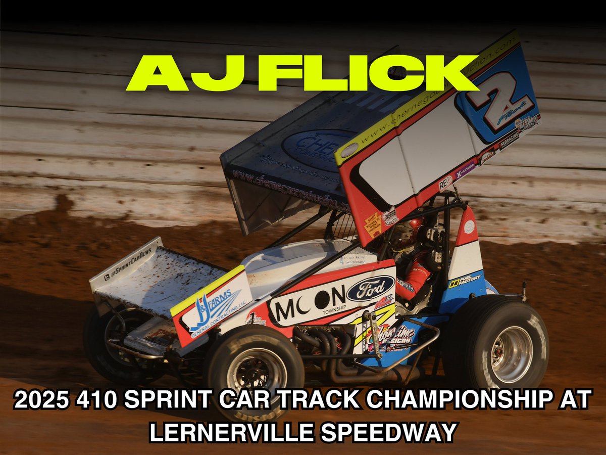 fuelfactoryusa's tweet image. 🏆 AJ Flick Wins the 2025 410 Sprint Car Track Championship at Lernerville Speedway