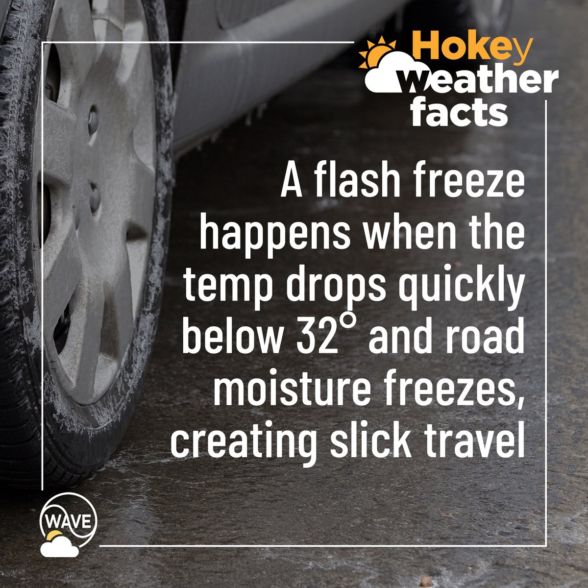 Watching for flash freeze potential Fri AM! ⚠️
#HokeyWx: tinyurl.com/waveweathervids