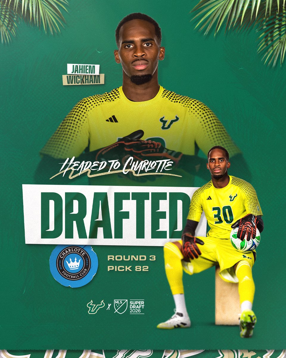 Congratulations to Jahiem Wickham for his selection in the <a href="/MLS/">Major League Soccer</a> SuperDraft ❗️