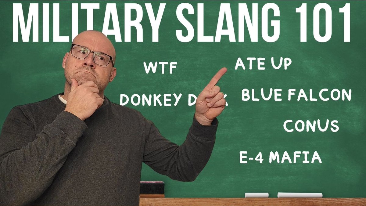 Military slang is practically a language all its own - as a veteran whose post-apocalyptic novels feature a number of military characters, I understand that better than most. Check out my newest video at youtube.com/watch?v=vD7wE3… .
