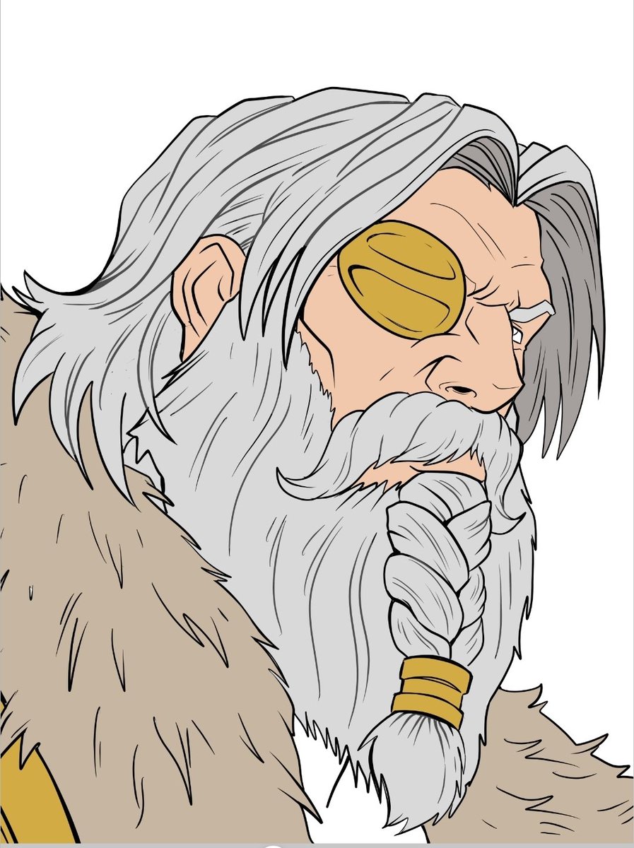 paulcameronart's tweet photo. *WIP* Odin! I just finished a cool commission that I will hopefully be able to share soon but in the meantime, here's big daddy Odin π
@MarvelComicsHQ @thorofficial #odin #thor #allfather #fanart #freelanceartist #asgard #wip #marvelccomics https://t.co/guq3mR7paj