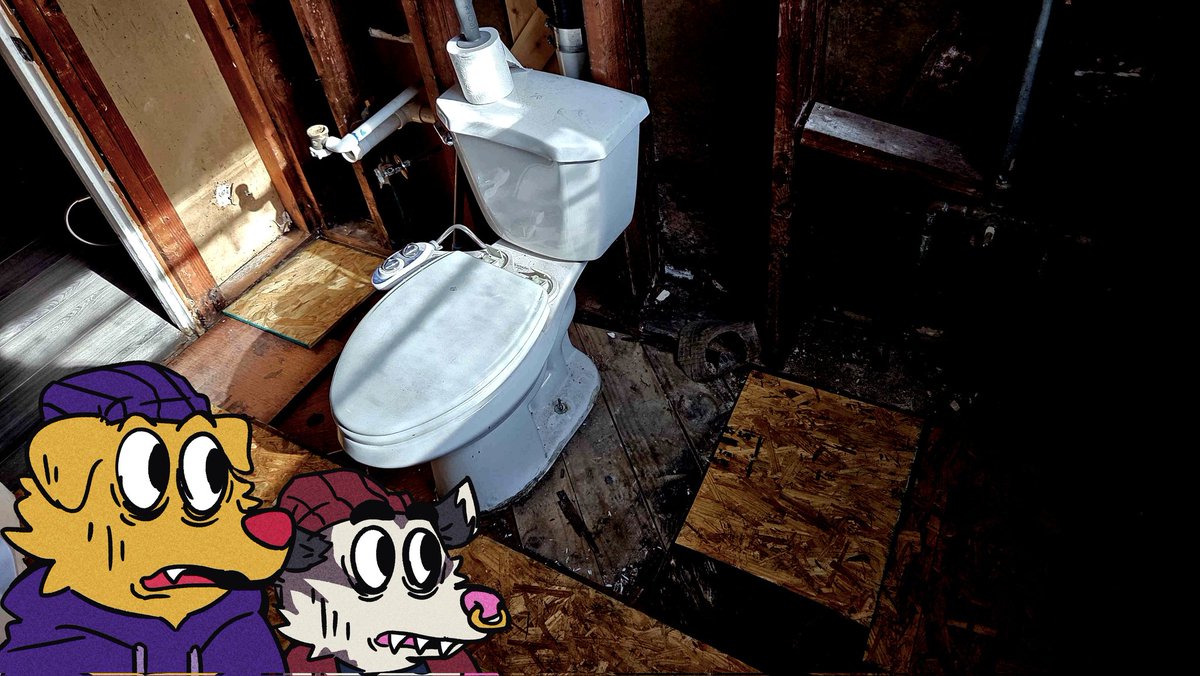 Me and <a href="/RipCheato/">Mel</a> are raising money to restore our bathroom after the floor caved in and a contractor demolished it and ran with the money. It's xmas season, my hand is broken, we just moved in a friend in need, and we have no bathroom. RTs appreciated!!
gofund.me/b9eebfd52