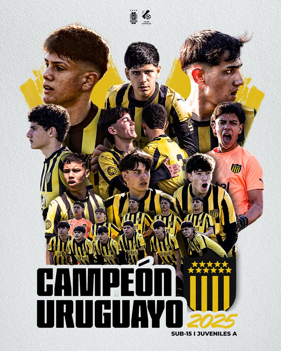JuvenilesAUF's tweet photo. 🏆 ¡𝗖𝗔𝗠𝗣𝗘𝗢𝗡𝗘𝗦 𝗨𝗥𝗨𝗚𝗨𝗔𝗬𝗢𝗦ⵑ

Triunfo y título para la 𝘀𝘂𝗯-𝟭𝟱 de @FormativasCAP, tras vencer 5-3 a Danubio.

¡Felicitaciones! 👏🏻

#OrigenDeCampeones https://t.co/H8Q6U5QX5o