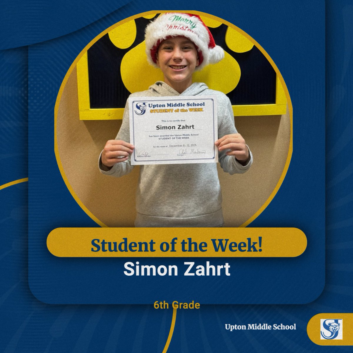 6th Gr SOW- Simon Zahrt