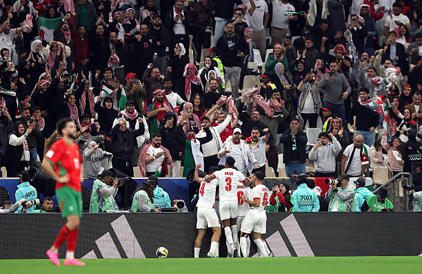 لايعرفون الاستسلام. ريمونتادا أردنية أمام المغرب في النهائي. 47 | المغرب 1-0 الأردن. 68 | المغرب 1-2 الأردن 