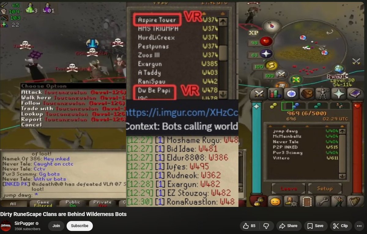 RoTNewsNetwork's tweet photo. SIR PUGGER CALLS FOR TOXIC BOTTING CLANS TO BE BANNED AND WE AGREE! 💯🔥

WE HAVE THE FULL RSN LIST AND WILL BE PROVIDING IT TO THE JMODS!

WE HOPE JAGEX TAKES SWIFT ACTION ⚔️ AGAINST THESE RULE BREAKERS! 🚨 https://t.co/9FAXdbTqaD