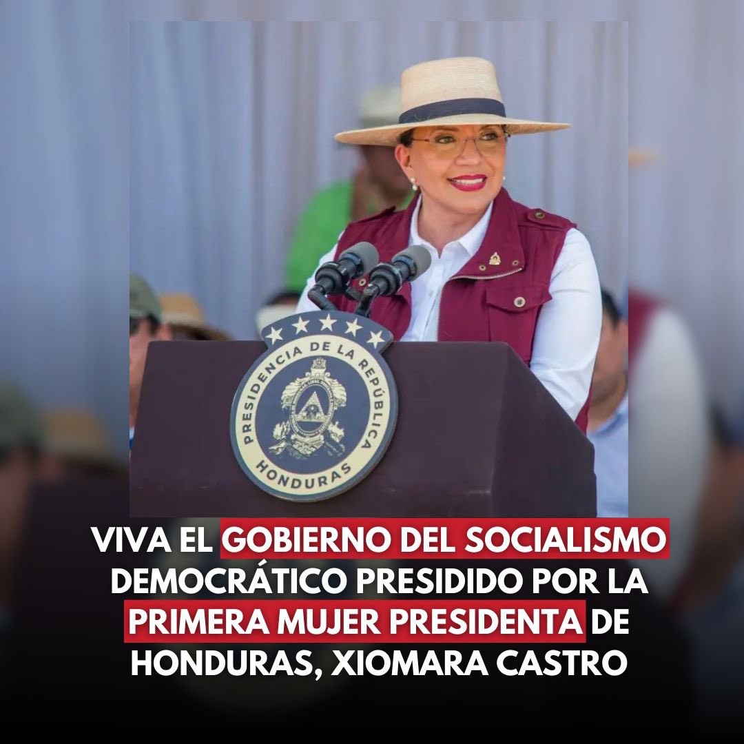 alejandralunahn's tweet photo. Con decisión y sentido humano, Xiomara Castro transformó la política hondureña y puso al pueblo en el centro de la historia https://t.co/YlULVZAalV