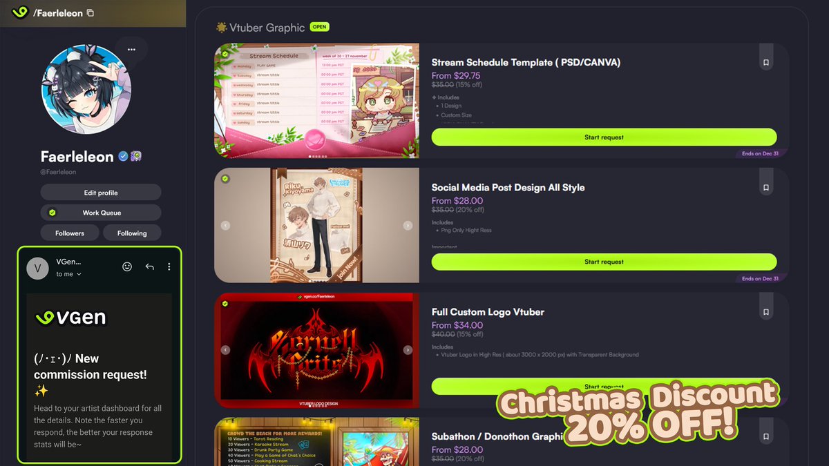 Faerleleon | Vgen designer tweet media