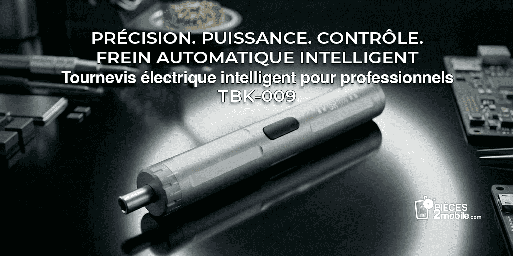 pieces2mobile's tweet photo. 🔧 TBK BK-009
Tournevis électrique intelligent pour réparateurs professionnels.
Frein automatique, 9 niveaux de couple, embouts S2.
Précision et sécurité en atelier.
👉 Disponible chez Pieces2Mobile
https://t.co/iXtOqo0H4T https://t.co/P5Am8FO8w3