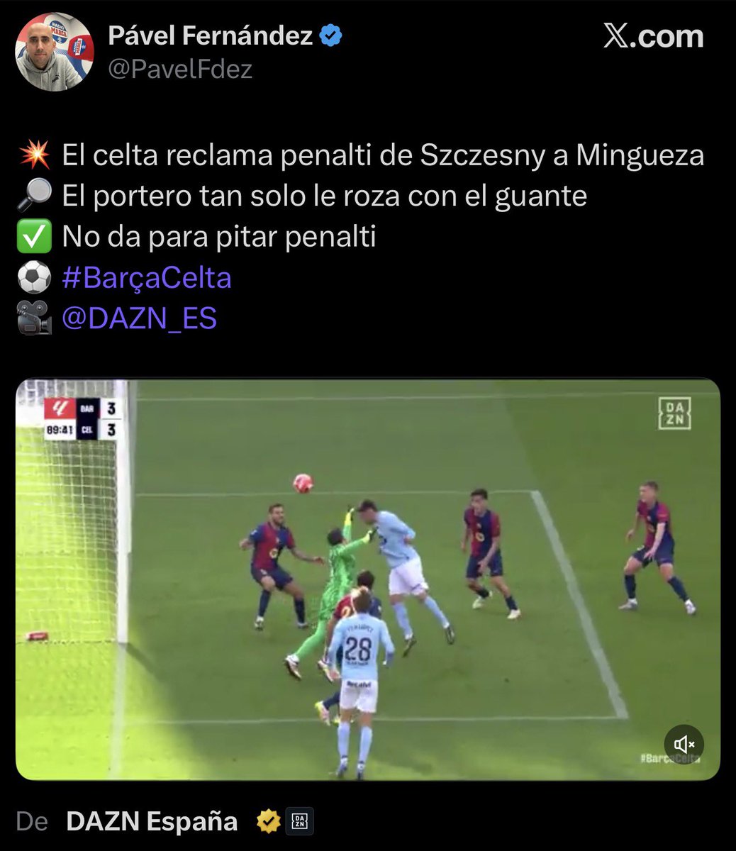 Lavozgalactica's tweet image. Misma acción, pero distinto criterio dependiendo el equipo que juega.

Pável es culé e imparcial. 🤥
