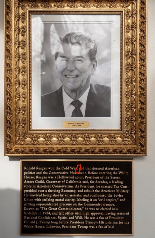 Grammar nerds, take heed: President Reagan’s Presidential Walk of Fame plaque contains one of the world’s most infamous comma errors.