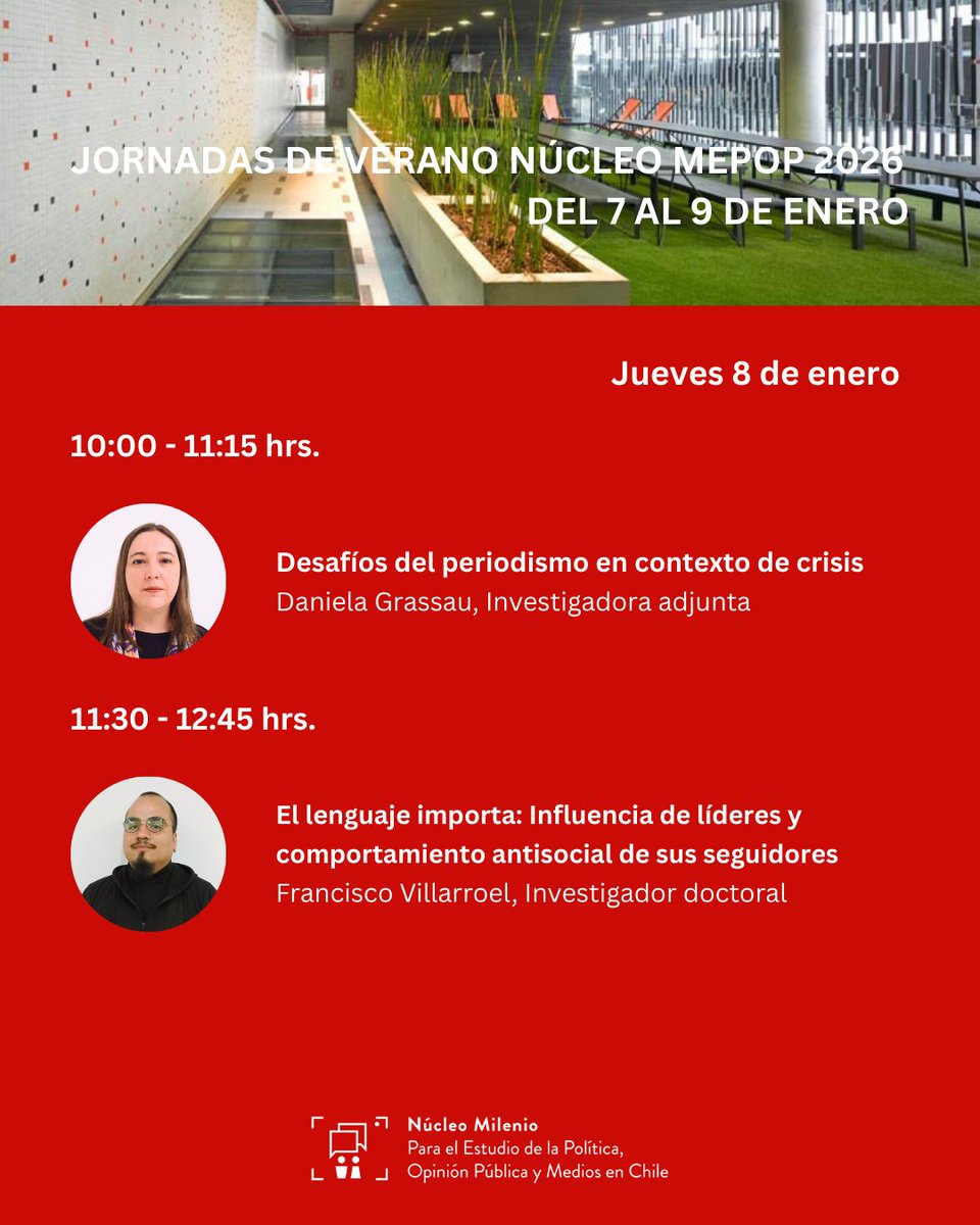 Núcleo Milenio MEPOP tweet media