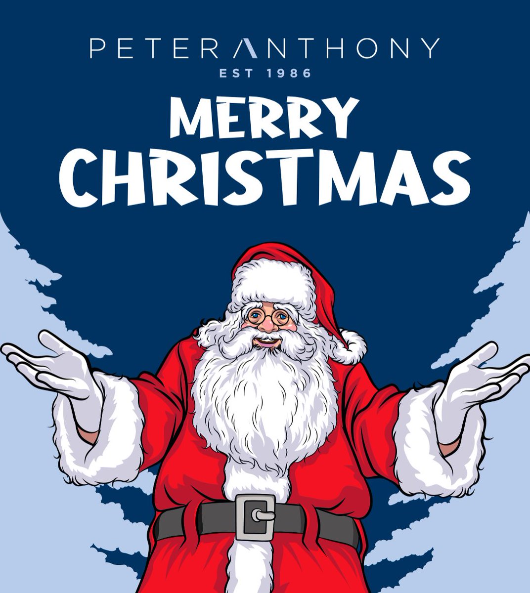 Merry Christmas and Happy Holidays from everyone at Peter Anthony! We hope you all have a lovely celebration and lots of festive fun with family &amp; friends 🥰🎉🎄
