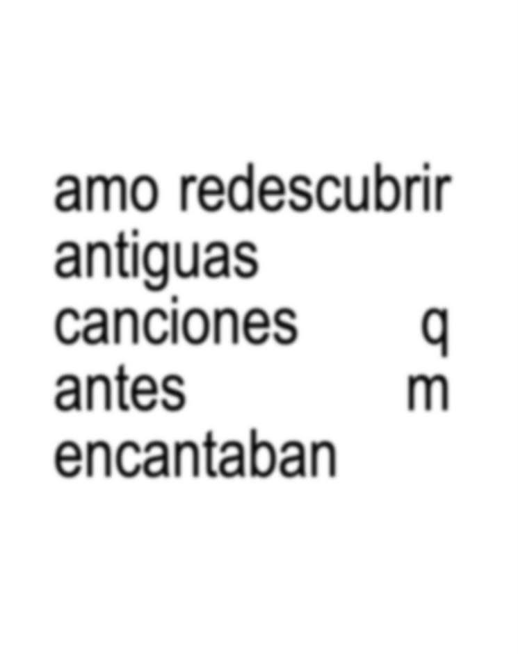 Escuchar canciones de antes era lo mejor